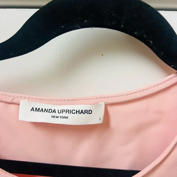 Amanda Uprichard Blush Puff Sleeve Blouse - Picture 3 of 4